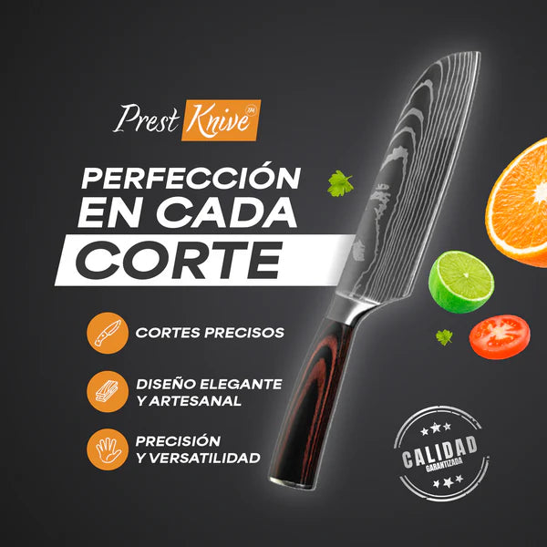 CUCHILLO CHEF PREMIUM + KIT DE COCINA (GRATIS) - Stock Agotando