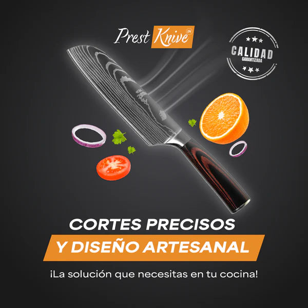 CUCHILLO CHEF PREMIUM + KIT DE COCINA (GRATIS) - Stock Agotando